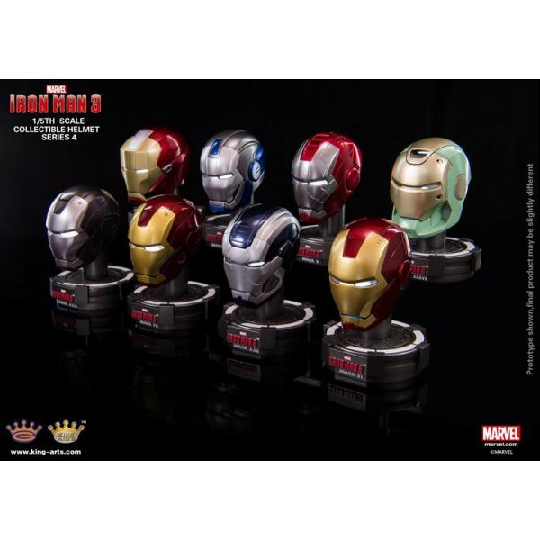 アイアンマン3 ヘルメット Iron Man3 1/5TH 第4弾 1/5豪華ヘルメット