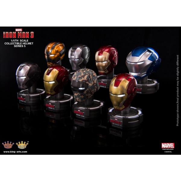 アイアンマン3 ヘルメット シリーズIron Man3 1/5TH 第5弾 1/5豪華