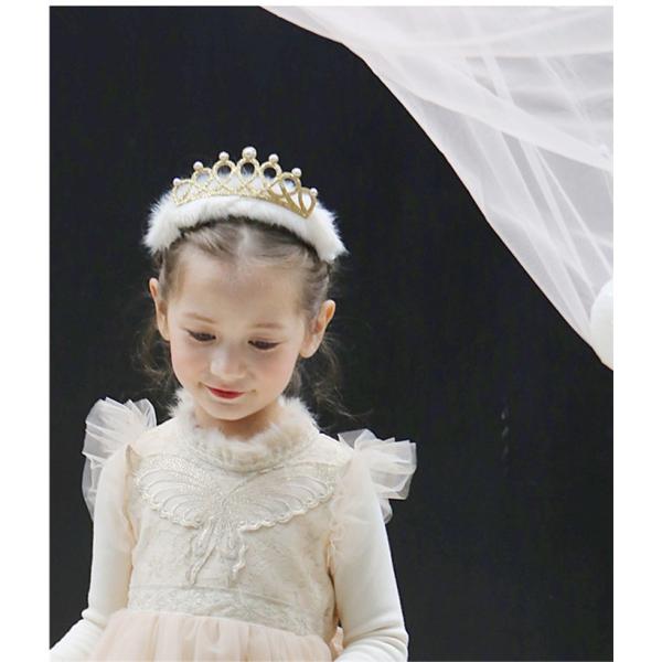 ファーカチューシャ クラウンク型 髪飾り小物 キッズ 子供 プリンセス フォーマル ドレスアップ 七五三 パーティー ウエディング 結婚式 Buyee 日本代购平台 产品购物网站大全 Buyee一站式代购 Bot Online