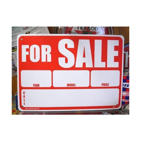 プラスチック看板 FOR SALE 売ります CA-9 サインボード プラスチック看板 FOR SALE 売ります CA-9 サインボード