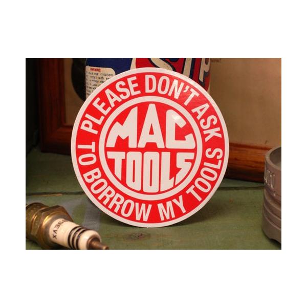 MACTOOLS ステッカー ラウンド マックツール デカール アメリカ雑貨 アメリカン雑貨