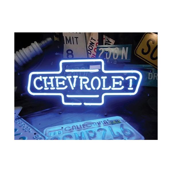 ネオンサイン シボレー ブルー CHEVROLET BLUE ネオン管 ネオン