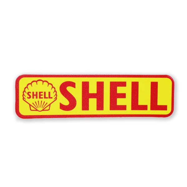 SHELL レーシング ステッカー シェル バナー ガソリン オイル アメリカン雑貨 ガレージ雑貨