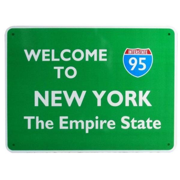 トラフィックサインボード NEW YORK THE EMPIRE STATE 95