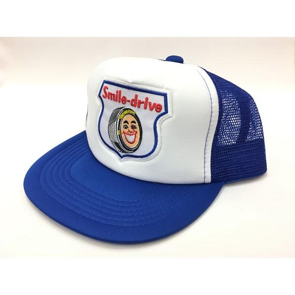 メッシュキャップ ヨコハマタイヤ ブルー トラッカーキャップ YOKOHAMA