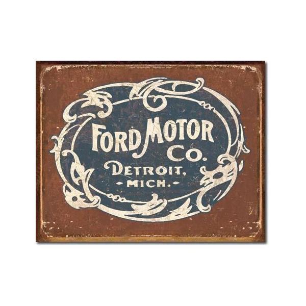 ブリキ看板 Ford Historic フォード モーター 1707 US 直輸入