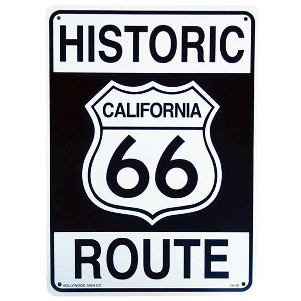 プラスチック 看板 CA-30 ROUTE66 ルート66 サインボード アメリカン