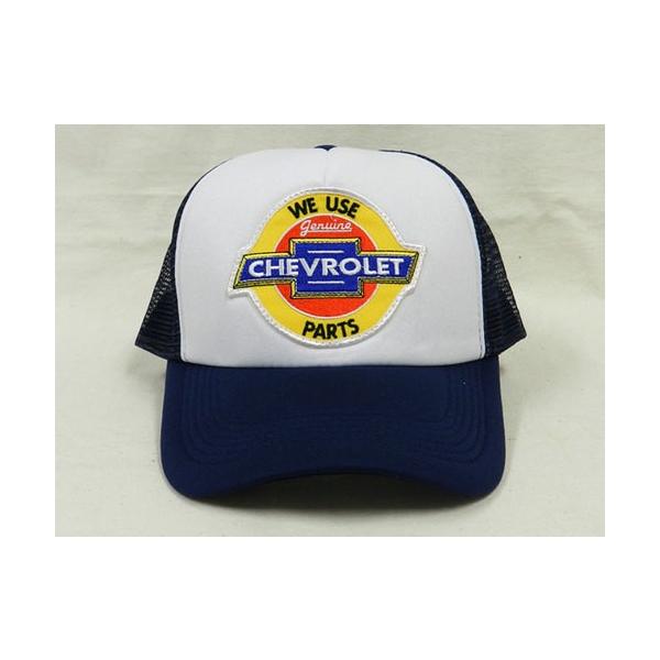 メッシュキャップ CHEVROLET ネイビー トラッカーキャップ
