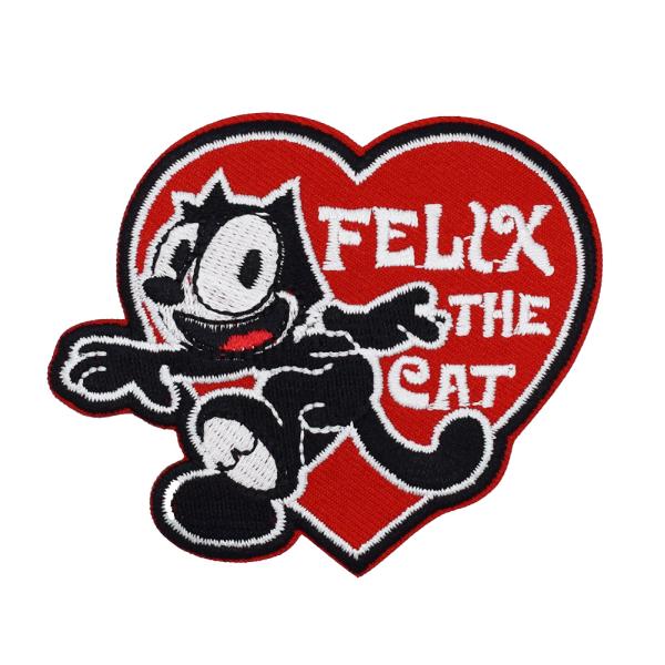 人気のバラエティーパッチ（ワッペン）です！ジャケットやカバンなど好きなところにカスタムしてお楽しみください！柄：フィリックス ハートサイズ：約 W7.7×H6.5cm※ご注意※・掲載画像はサンプル画像です。・掲載画像は現物と若干お色が異なっ...