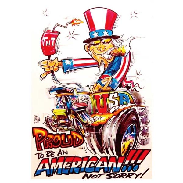 ポスター AMERICAN アメリカン雑貨 インテリア 装飾 アメ雑 ガレージ