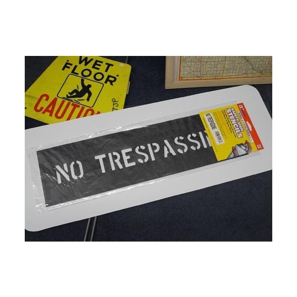 XeV@yNO TRESPASSINGz@Z[teBTC vX`bN HANSON stencils AJG AJG