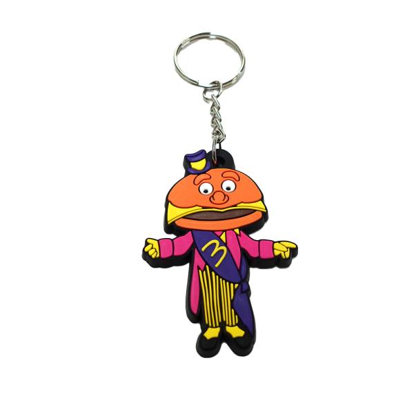 ラバーキーホルダー McDonald's メイヤーチーズマック マクドナルド (6x4.4cm) キーリング アメリカン雑貨 LACMC2002ACC