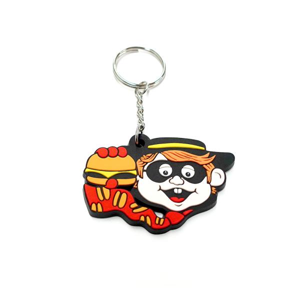 ラバーキーホルダー McDonald's ハンバーグラー マクドナルド