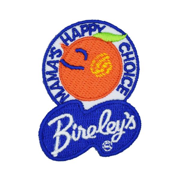 ミニワッペン Bireley's バヤリース (4.1x5.6cm) [MW074] 手芸 パッチワーク アメ雑 アメリカン雑貨