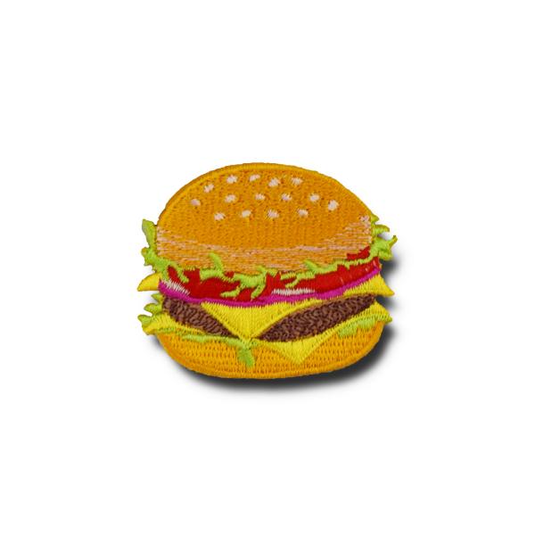 ミニワッペン ハンバーガー (5.4x4.4cm) [MW107] 手芸 パッチワーク アメ雑 アメリカン雑貨