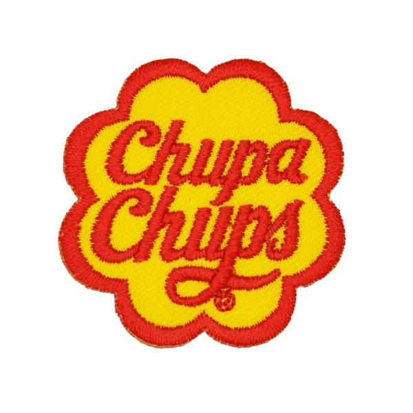ミニワッペン Chupa Chups チュッパチャプス (4.3x4.1cm) [MW150] 手芸 パッチワーク アメ雑 アメリカン雑貨