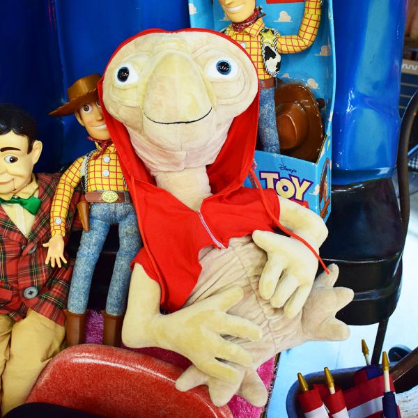 【E.T】 特大 フード付きぬいぐるみ 約60cm E.T. パーカー プラッシュドール】 ぬいぐるみ 大きめ / キャラクター
