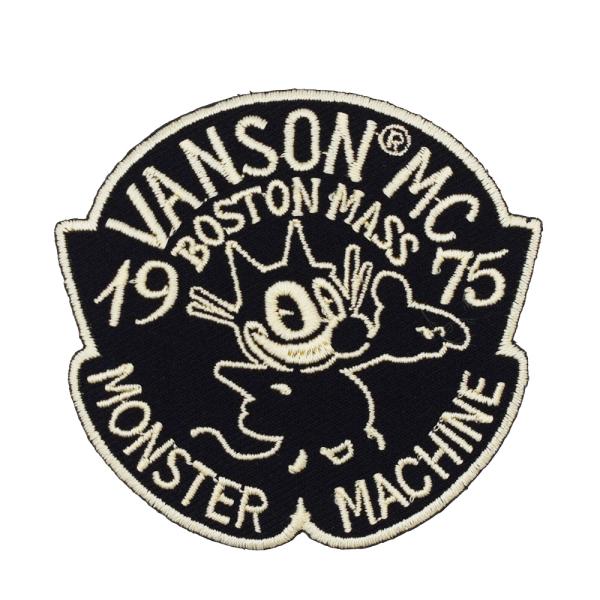 【メール便可】ワッペン #627 FELIX VANSON (7.5×7.2cm) / フィリックス 手芸 パッチ カスタム モーター 車 バイク アメリカン雑貨