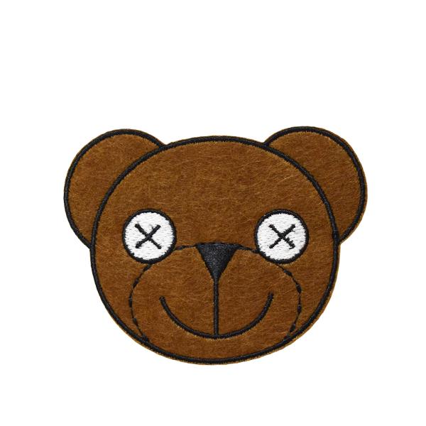 ワッペン Mr.Bean Teddy ミスタービーン テディ (8x6cm) / 手芸 パッチ カスタム アメリカン雑貨