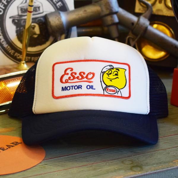 アメリカンレーシング メッシュキャップ ESSO BOY square（NAVY