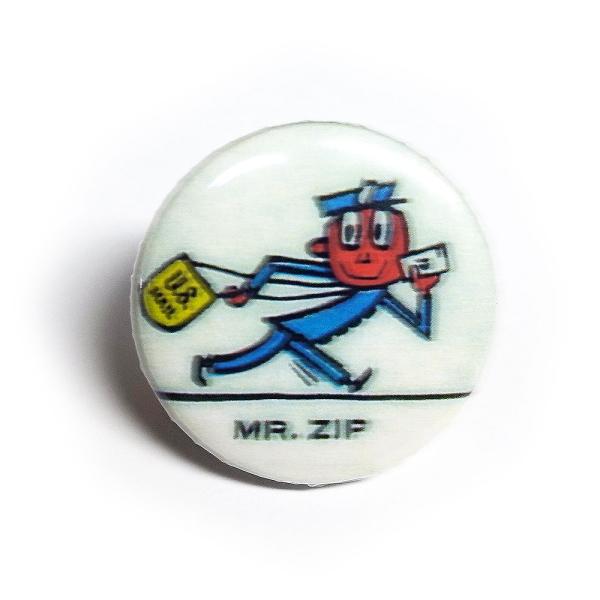 缶バッチ #CB034 MR.ZIP アメリカン雑貨 缶バッジ : アメリカン雑貨
