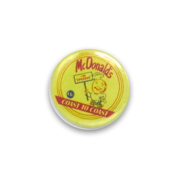 缶バッチ #CB069 McDonalds 15c マクドナルド/ 缶バッジ 直径3cm