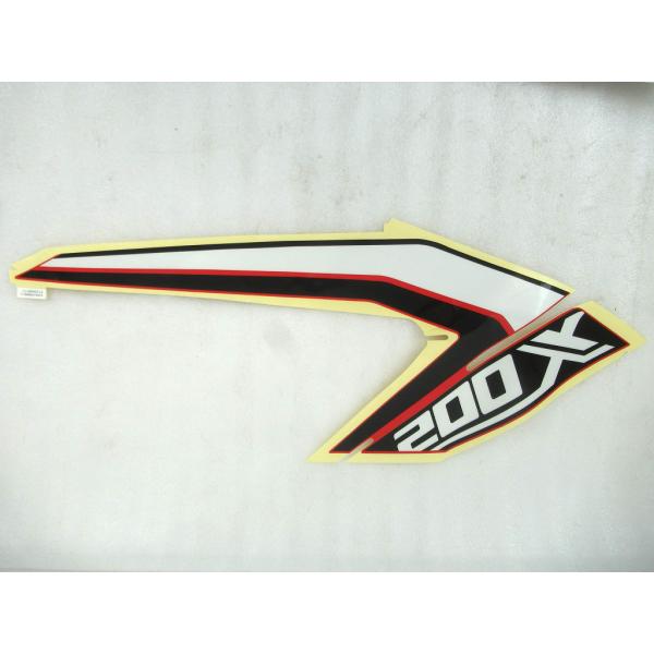 HONDA 純正 CB200X 左タンクサイドカウルステッカー [2020年モデル/レッド] #86642-K1P-D00ZD