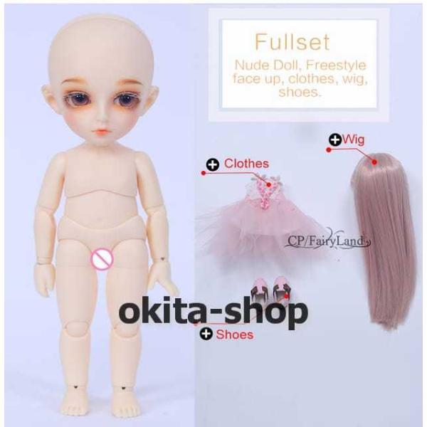 人形 球体関節人形 BJD BJDドール 球体関節人形 1／8 人形本体 ヘッド+ボディ+眼球+服装+
