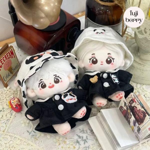 10cmぬい服】幼稚園のコーデ 10cm着せ替えぬいぐるみ用 棉花娃娃お洋服