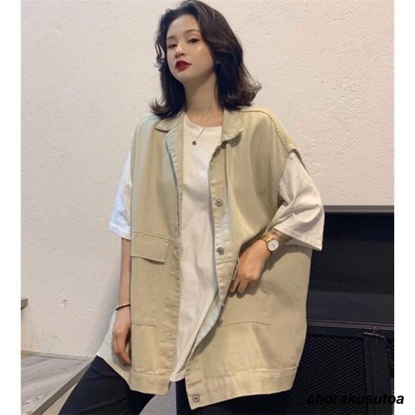 ベスト レディース アウター カジュアル 代 夏 ミリタリー 19 ジレ 30代 春 50代 40代 ジャケット 前開 Jeghjlb6 長楽ストア 通販 Yahoo ショッピング