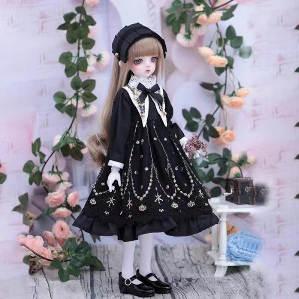 ○1/4,1/6ドール共通○陽姫 ドール衣装刺繍ドレスセット 球体関節人形