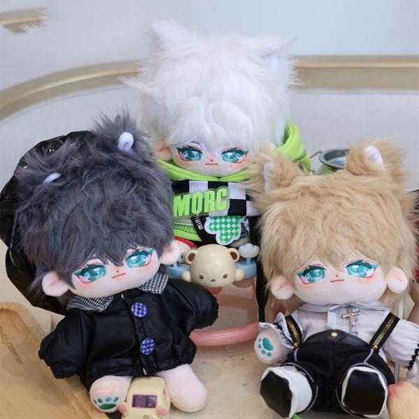 無属性 ぬいぐるみ 20cm 着せ替えぬいぐるみ 獣耳付け男の子 凌雲 着せ