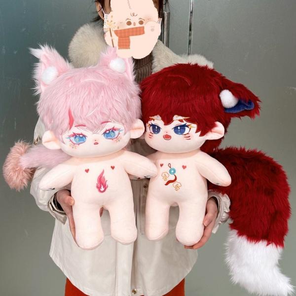 40cm着せ替えぬいぐるみ無属性ぬいぐるみ獣耳付け男の子着せ替え人形
