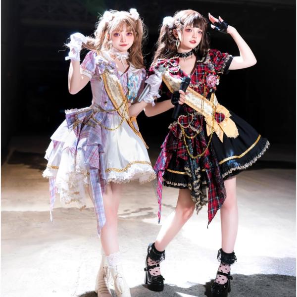 アイドル衣装 推し活 キラキラ ステージ衣装 ライブ衣装 イベント 撮影会 コンカフェ衣装 chorakusutoa_seasonz79917158