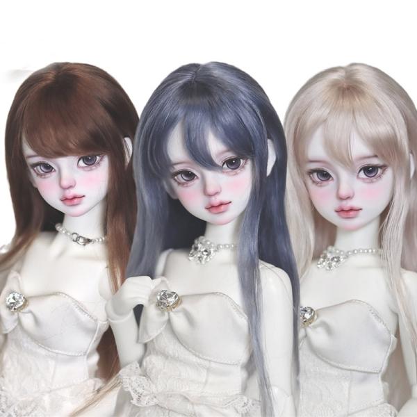 BJD ドール ウィッグ 1/3 1/4 1/6 モヘア 弾力ネット SD/MSD/幼sd/yosd