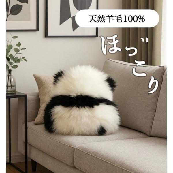 風*茂様 日本ムートン　背もたれ付高級ムートンクッション　ムートン100%定価5 choro-aki_161310