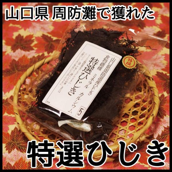 山口県 周防灘(すおうなだ)産の乾燥ひじきです。無骨なパッケージですが、国産にこだわる方には特におすすめ。食物繊維、ミネラル、カルシウムが豊富です。山口のおみやげにも。・内容量　65ｇ