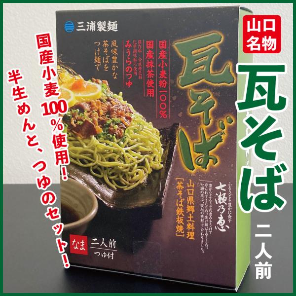 瓦そば 二人前 七瀬乃恵 つゆ付き 山口名物 お土産 人気急上昇中