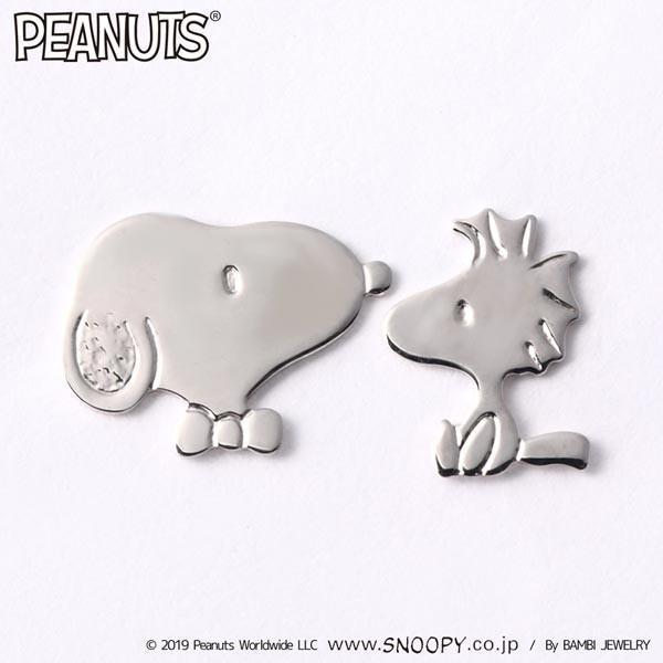 スヌーピー Snoopy ピアス スヌーピー ウッドストック K10wg ホワイトゴールド ジュエリー レディース アクセサリー Gpq031 3132 Chouchou De Stt 通販 Yahoo ショッピング