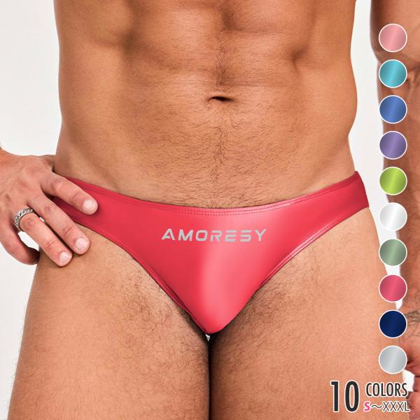 ＼ChouChou特注・Sサイズ入荷／AMORESYの素材感を楽しめる、ソリッドカラーの万能すぎるメンズビキニ。敢えてフロントポケットの内布を無くし、スイムウェアのインナーとしても普段のアンダーウェアとしても活躍してくれます。僅か2.7セン...