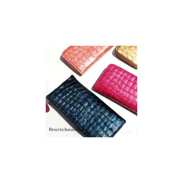 長財布 レディース 人気 財布 革 日本製 安い サイフ クロコ型押しエナメルレザー Buyee Buyee Japanese Proxy Service Buy From Japan Bot Online