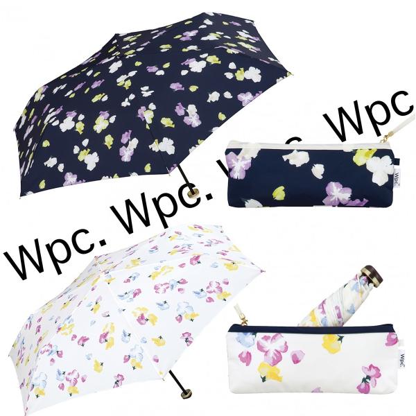 9-17 WPC スイートピーmini 折り畳み傘 雨傘 晴雨兼用 UVカット プレゼント 花柄 :1909-034-3692-229