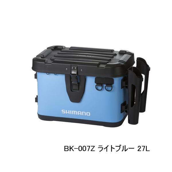 （26年9月新商品） シマノ ロッドレスト UHタックルバッカン BK-007Z ライトブルー 27L （9月発売予定／ご予約受付中） 爆買