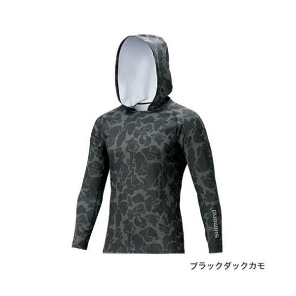 シマノ　サンプロテクション　フーディ　パーカ　2XL サンプロテクション ジップアップ グラフィックパーカー[WJ-040X