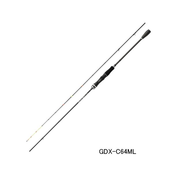 （26年5月新商品） ジャッカル ゲキダキシャフト エクストロ GDX-C64ML （仕舞寸法 147.0cm） （保証書付）  （大型1・代引と離島不可）