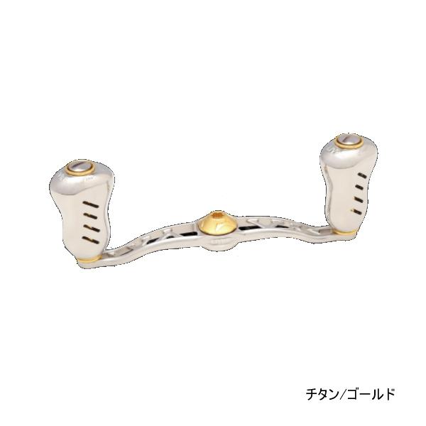 リブレ　フェザー　クランク110（シマノ右巻き）チタン/ゴールド　フォルテシモ リブレ CRANK Feather 110 シマノ用