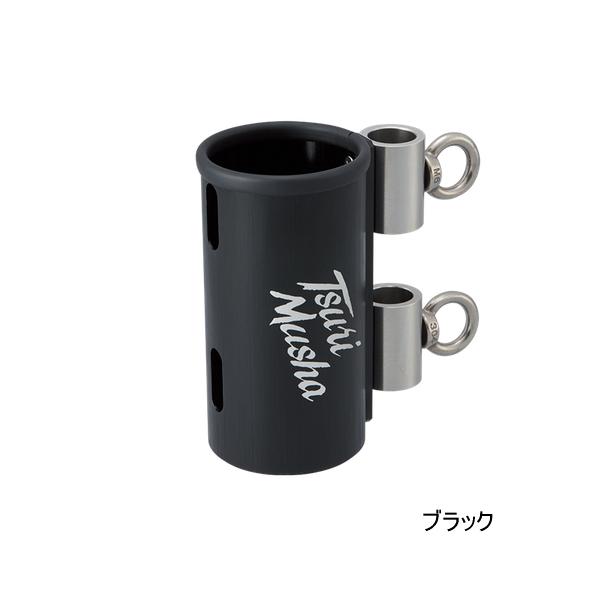 25年5月新商品） 釣武者 ロッドホルダー WL ブラック （全長 12cm