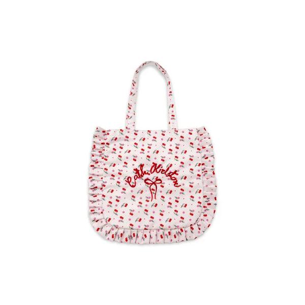Cath Kidston キャスキッドソン フリルトートバッグ Baby Cherries【A4サイズ対応】