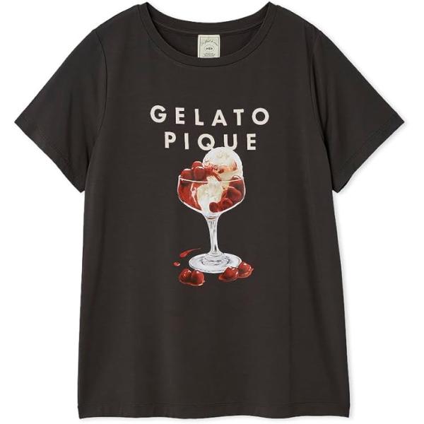 GELATO PIQUE BE@BRICK コラボTシャツ gelato pique ジェラートピケ COOLレーヨンデザートロゴTシャツ