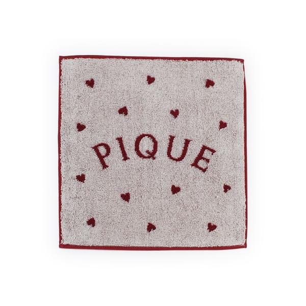 gelato pique（ジェラートピケ） ハートロゴジャガードハンドタオル